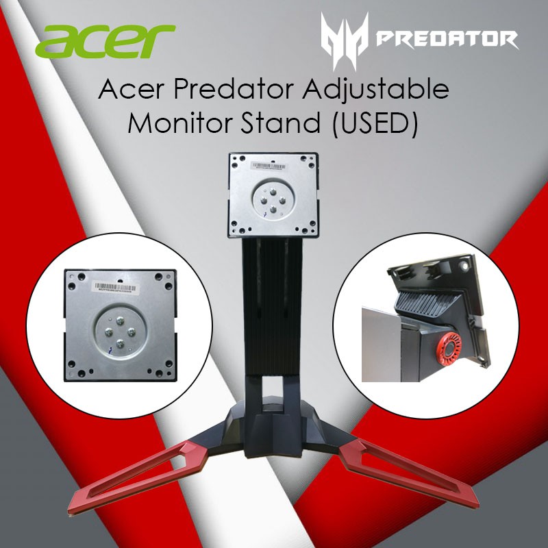 (USED) Acer Predator Monitor Height Adjustable Stand Shopee Singapore