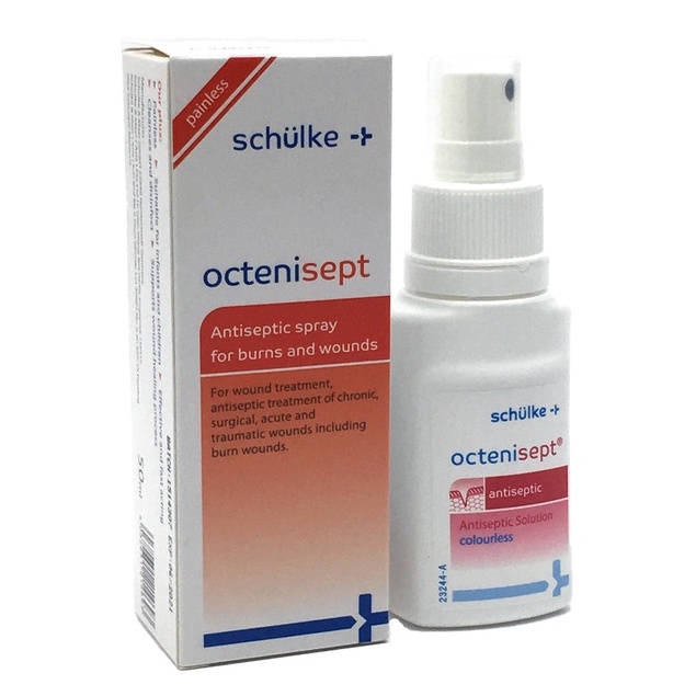 Octenisept (Octenidine 0.1%) ANTISEPTIC Spray 50ml x2 BUNDLE PACK ...