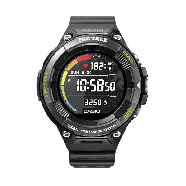 Direct From Japan Pro Trek Smart Heart Rate Measurement Gps Model Wsd F21hr Bk Shopee Singapore