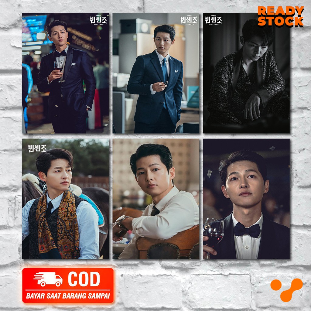 Wall Decoration Song Joong Ki Vincenzo Poster Song Joong Ki Wall Decor Home Decoration Sjk01 Shopee Singapore