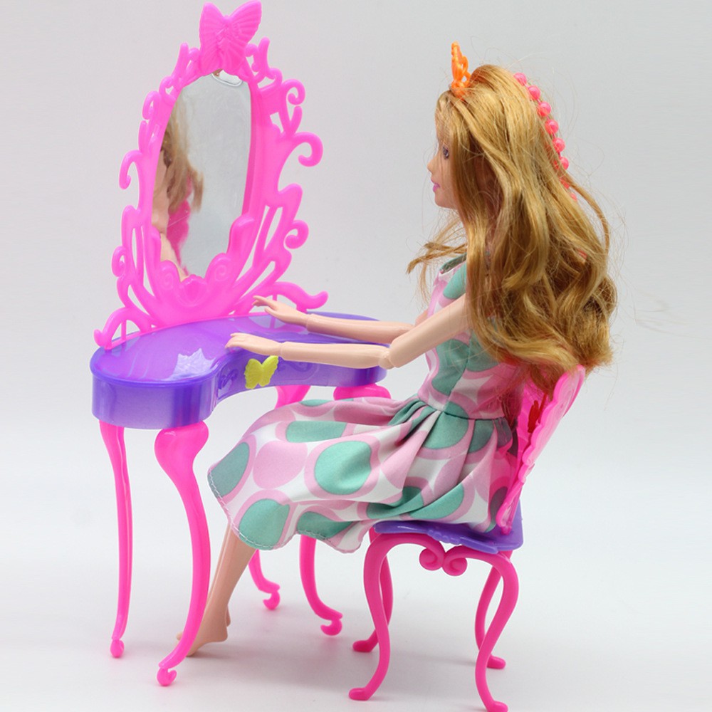 barbie dressing table set