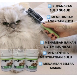 Vitamin Suppliment Cantikkan Bulu Rawat Bulu Gugur Kucing Anjing Pet Cats Healthy Skin Coat Suppliment