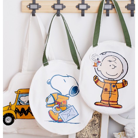 snoopy reusable shopping bag