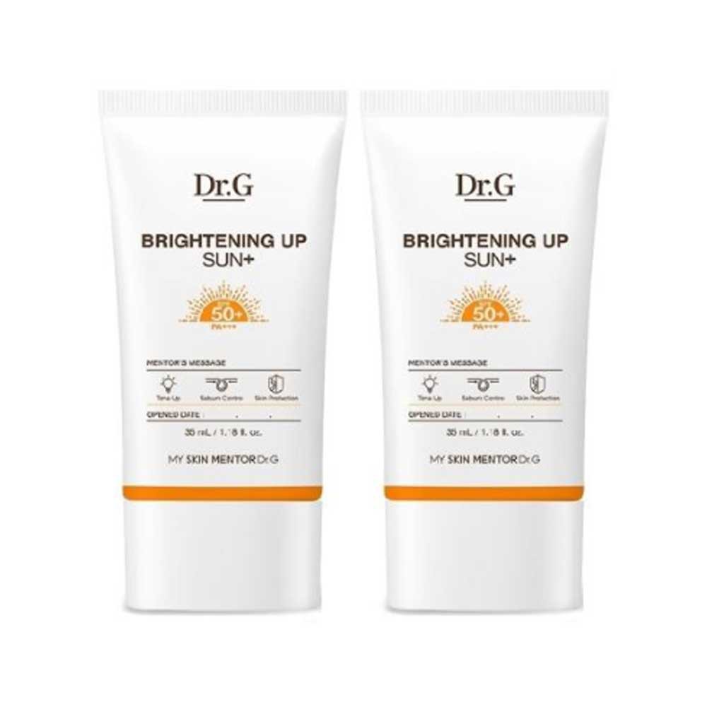 Dr.G Brightening Up Sun Cream SPF50+ PA+++ 35ml x 2ea | Shopee Singapore