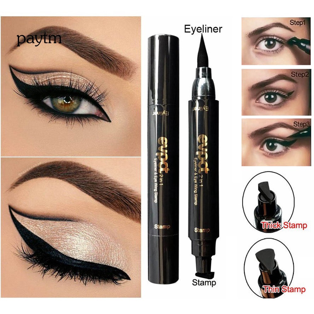 We Women Dual Ended Stamp Long Lasting Waterproof Non Smudge Liquid Eyeliner Makeup Shopee Singapore