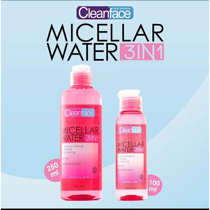 cleaning face with micellar water