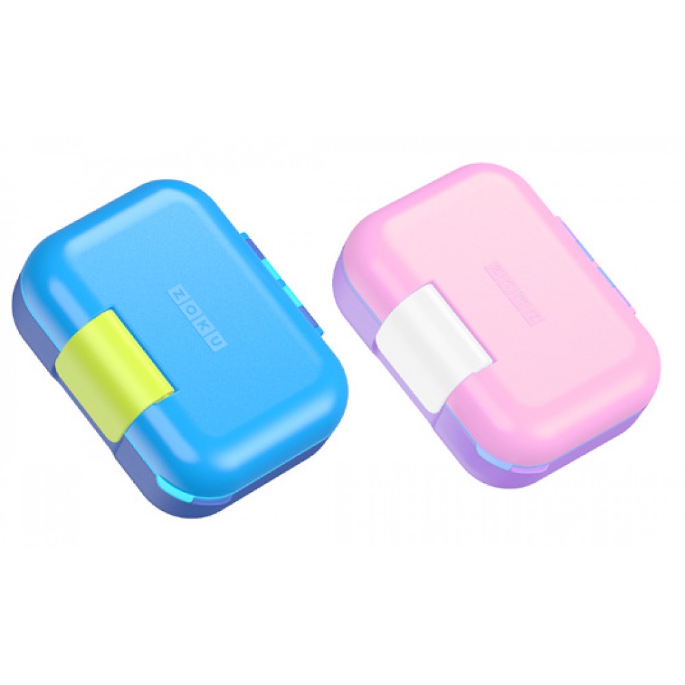 Zoku Neat Bento Jr. Kid's Lunch Box, Compact Design