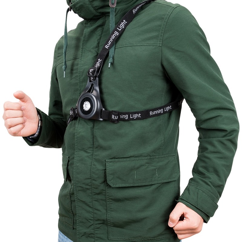 running jacket with lights