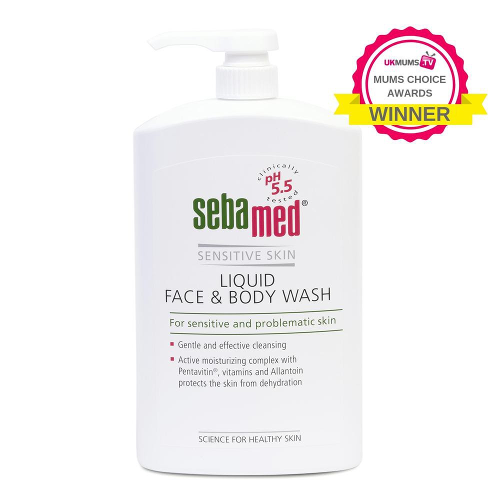 Sebamed Ph 5.5 Liquid Face n Body Wash 1000ml. Suitable for Baby/Ezcema