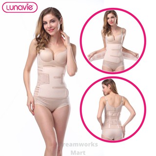 LUNAVIE Premium Postpartum Abdominal Binder Corset belly Band Wrap
