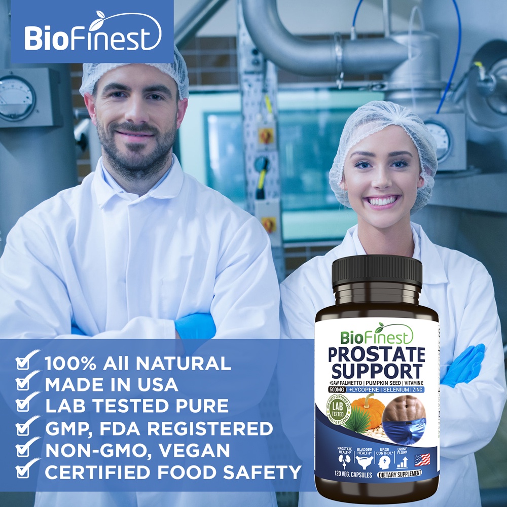 Biofinest Prostate Bladder Support Men Saw Palmetto Lycopene Pumpkin