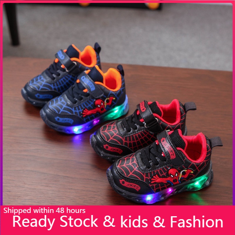 spiderman light up shoes