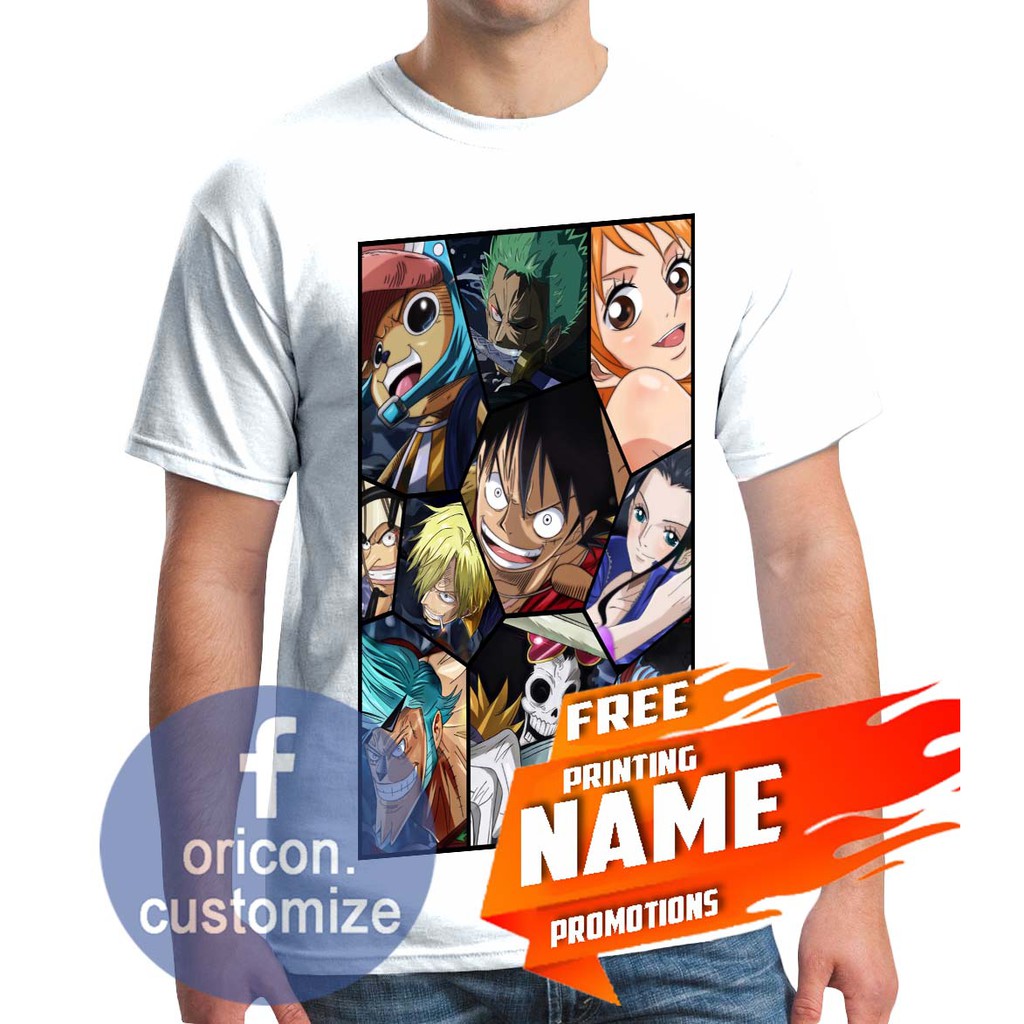 Op Tshirt Luffy Nami Zoro Sanji Brook Chopper Jinbei Crew One Piece Crew Shirt Mugiwara Japan Otaku Design Xxxl Xs Shopee Singapore - roblox zoro shirt robux free pc