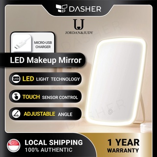 Image of 【INSTOCK】Xiaomi Jordan & Judy LED Mirror with Light Makeup Mirror Light Adjustable Brightness Portable Rechargeable