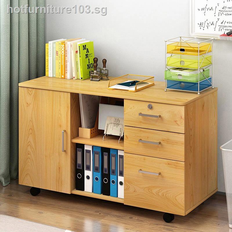 Ready Stock Bedside Table Storage Cabinet Simple Modern Small Economy Assembly Locker With Locked Office File Shopee Singapore
