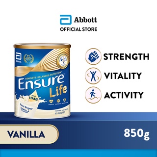 Ensure Life Adult Nutrition - Vanilla 850g