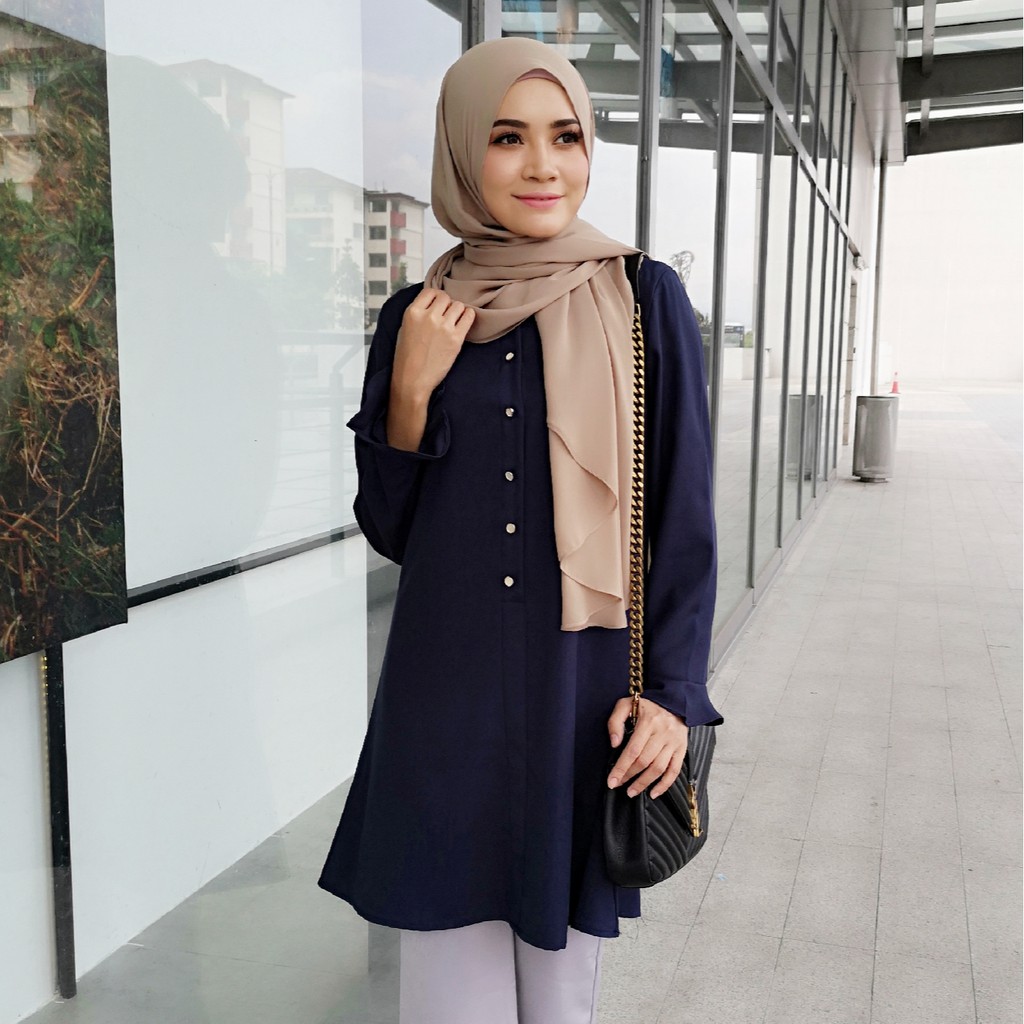  Blouse  Clothes Muslimah  Ironless Zoe Arissa New Blouse  Cheap Muslimah  New Nursing Tunic Labuh 