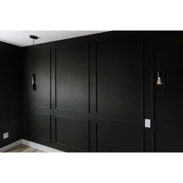 BLACK MATT ( 1L ) Matt HEAVY DUTY PAINT HIGH ENAMEL PAINT FOR WOOD ...