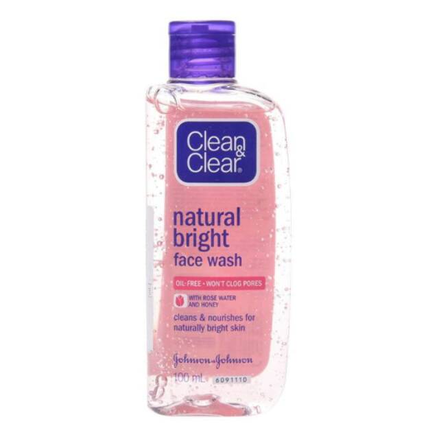 clean and clear rose face wash