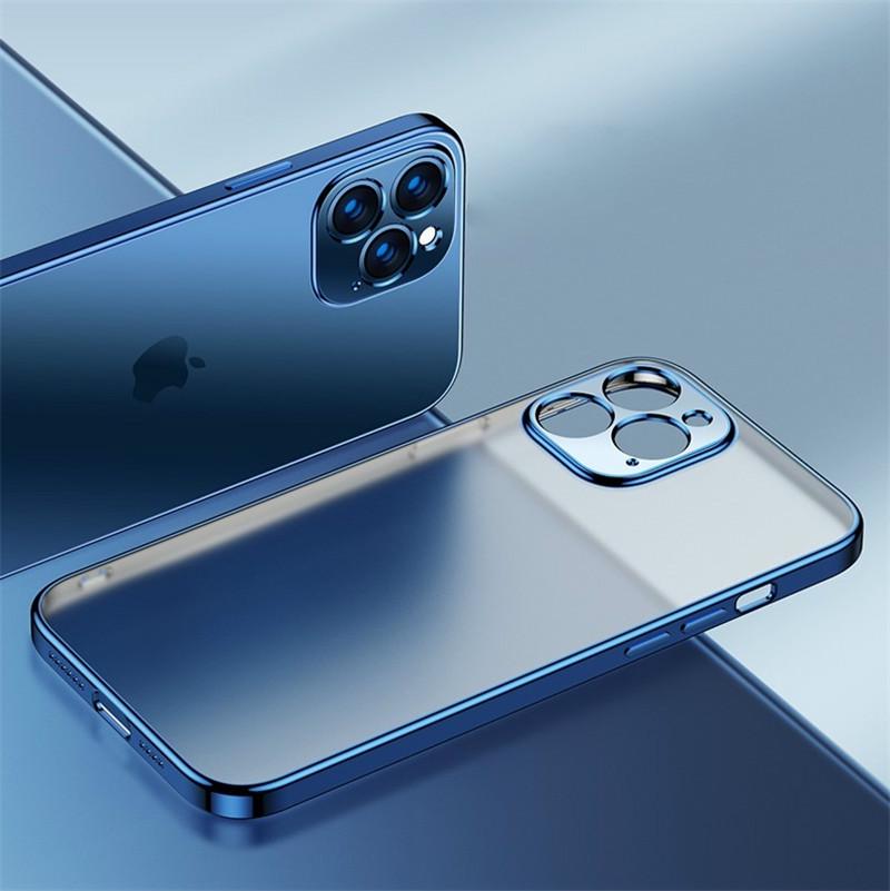 【iPhone 12 Case】 Ultra Slim Soft TPU Anti fingerprint Micro Matte Bare