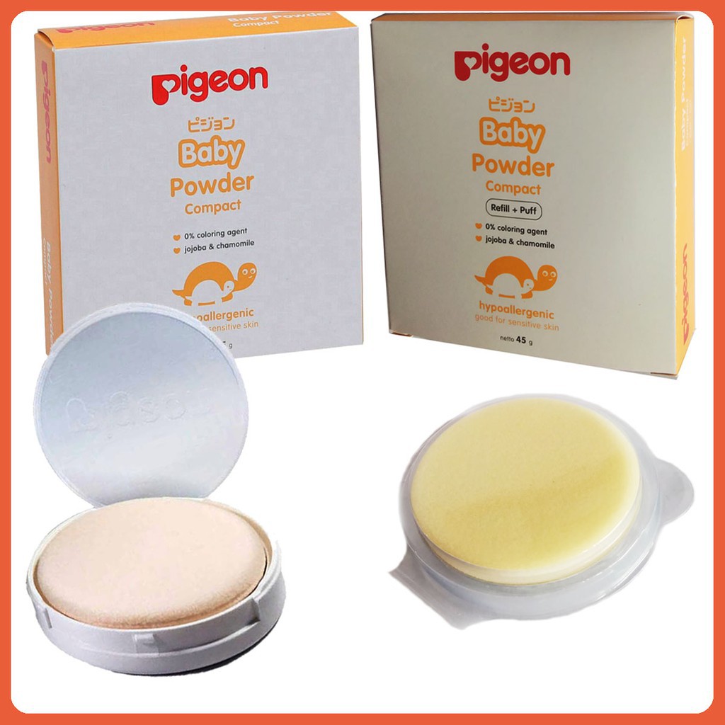 Pigeon Baby Compact Powder Baby Compact Powder Cake Chamomile Shopee Singapore