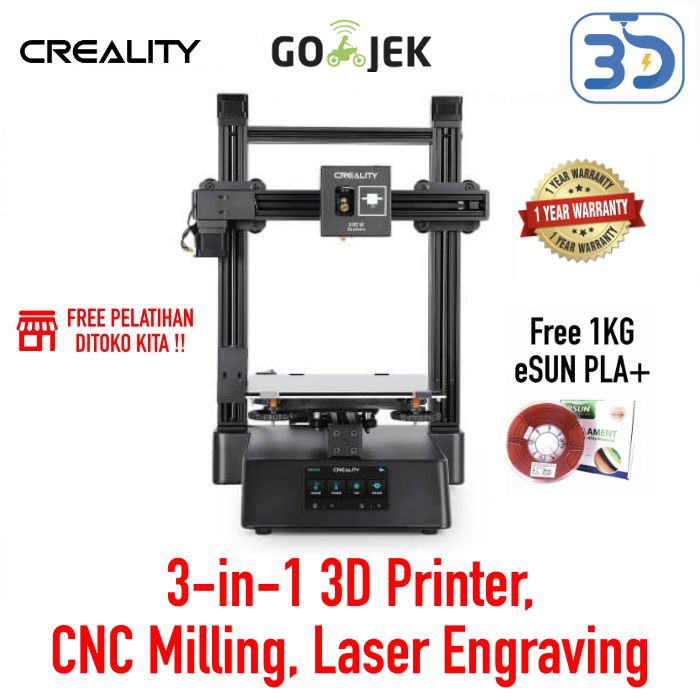 Original Creality Cp 01 3d Printer With Cnc Milling And Laser Engrave Shopee Singapore