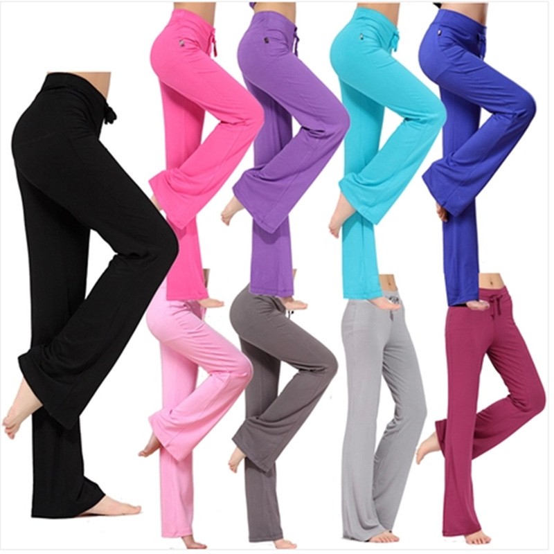 Men Sweatpants Long Fashion Casual Loose Sport Comfort Solid Dancing Yoga Pants Trousers Slacks 