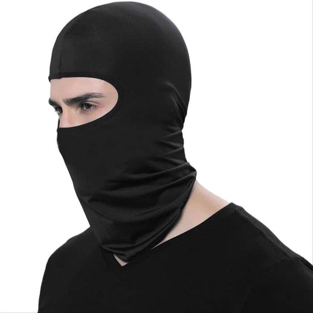 (Unit) Plain Black NINJA Mask Brand 7ama Racer / NINJA Mask Mask ...