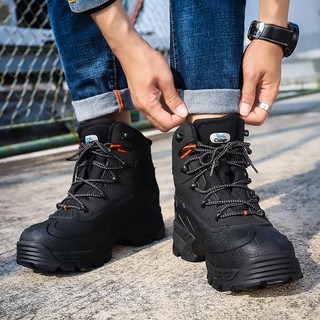 mens steel toe combat boots