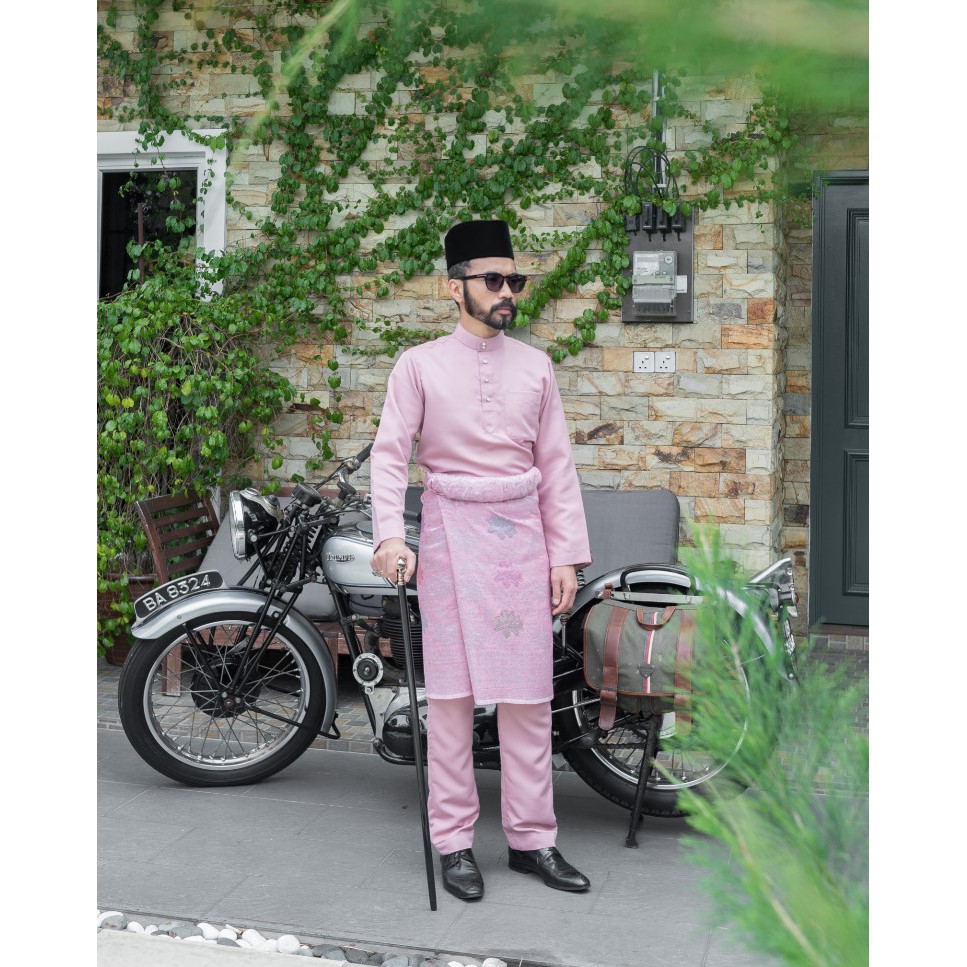 Starvilion Baju Melayu Viral Wak Doyok 2021 Dominique Slim Fit Free Butang Shopee Singapore