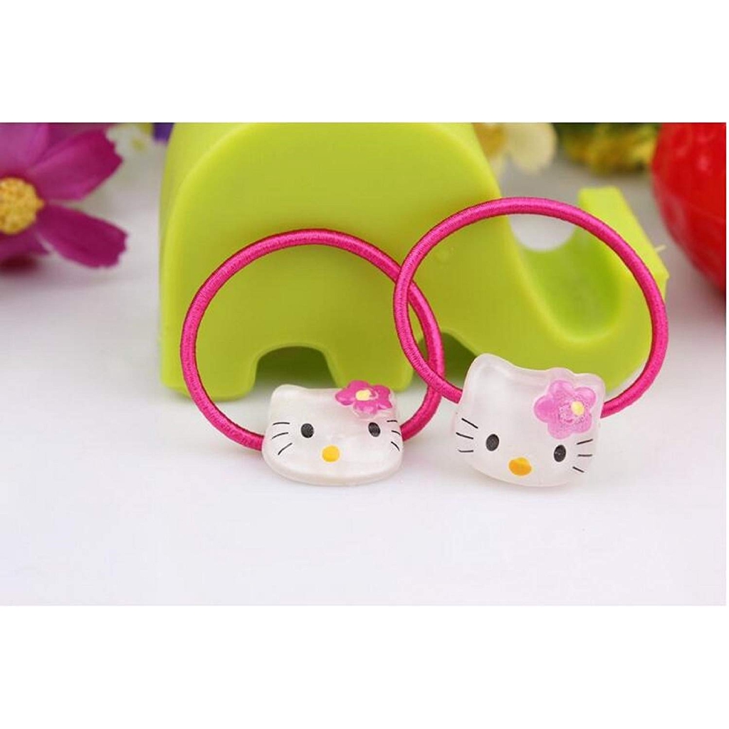Hello Kitty Ribbon 15 Pieces in one box NiceGo Pink Hair Bows Clips for Girls 