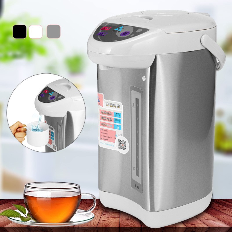 750W 5.8L Instant Hot Water Tea Electric Kettle Boiler Heater Stainless