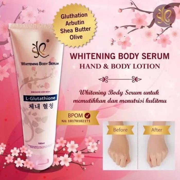 whitening body serum