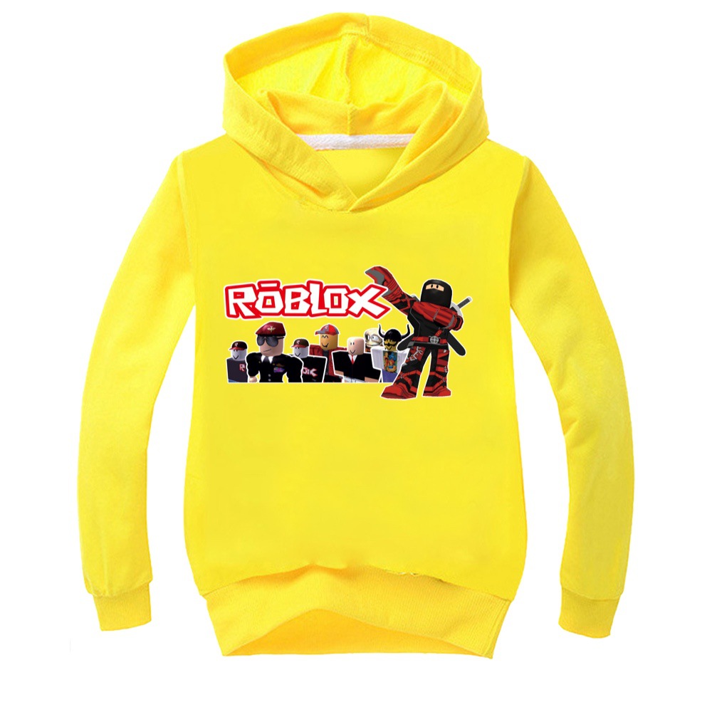 Spot 2020 Hot Boys Roblox Hoodies Kids Girls Print Pullovers Long Sleeve Sweatshirt Shopee Singapore - shopee frinz jolo roblox