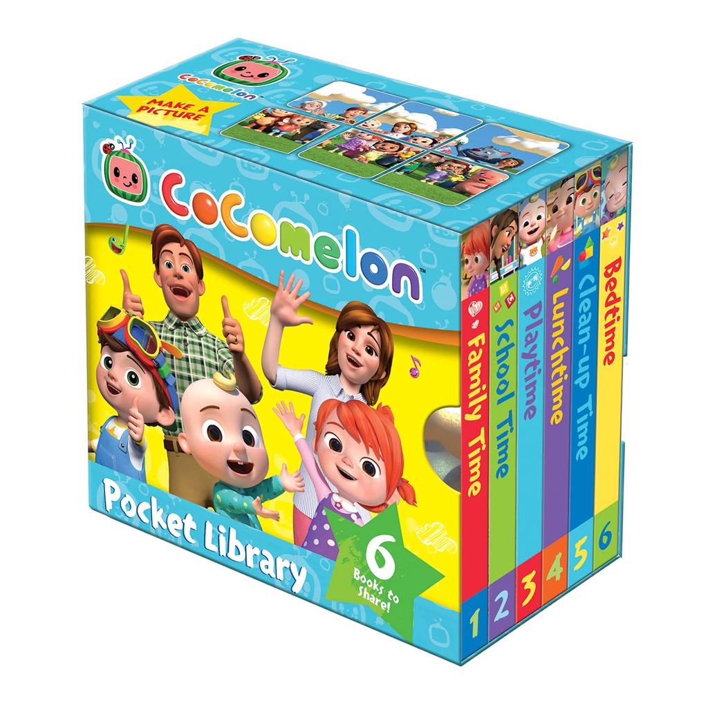 CoComelon Library Board book (6 Books) | Shopee Singapore