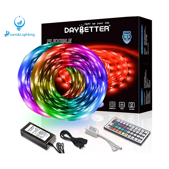 Led Strip Light 5050 Led Light 32 8ft 10m With 44 Keys Ir Remote And 12v Power Supply Flexible Color Changing 5050 Rgb 300 Leds Light Strips Kit For Home Bedroom Kitchen Diy Decoration Singapore