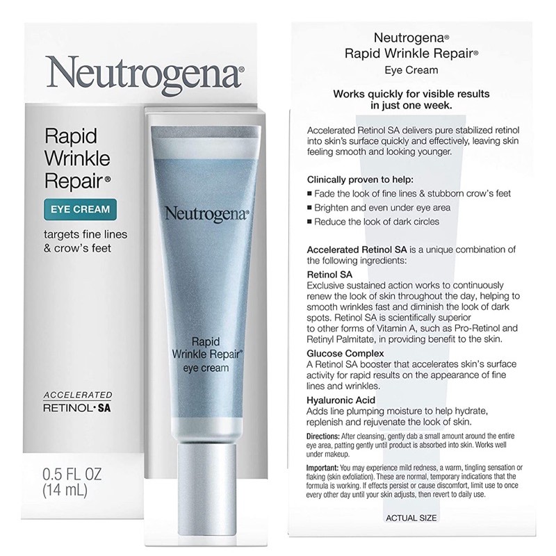 neutrogena rapid wrinkle eye cream