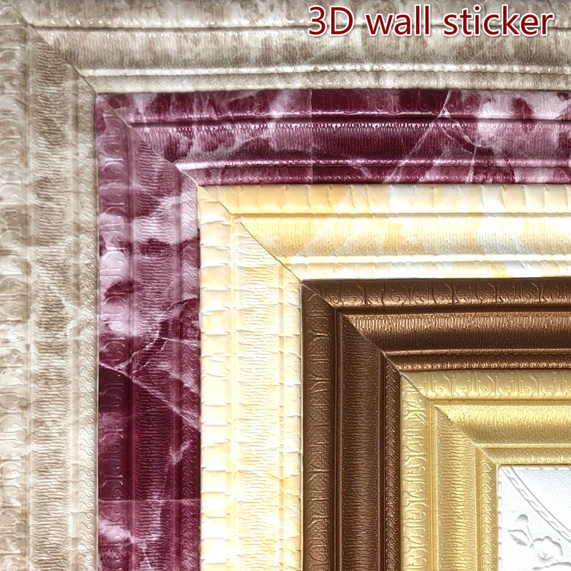 3d waistline ceiling decorative strip wall sticker edge stickers border ...
