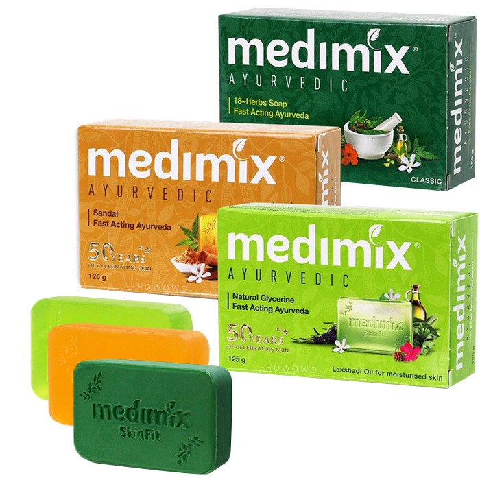 India MEDIMIX Soap Royal Herbal Bath Blemish Balm Soap 125g Shopee Singapore