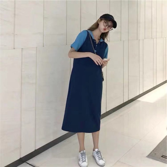 Yika Avant Garde Korean Skirts Fashion Net Red Dress One Piece Dress Low Price Shopee Singapore