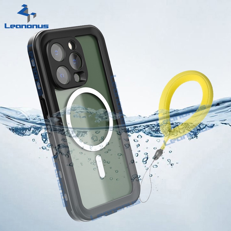 IP68 Waterproof Case Compatible for iPhone 14 13 12 Pro Max Water Resistant Underwater Cover