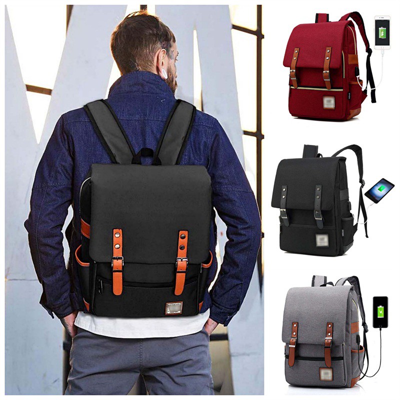 laptop backpack with charging port