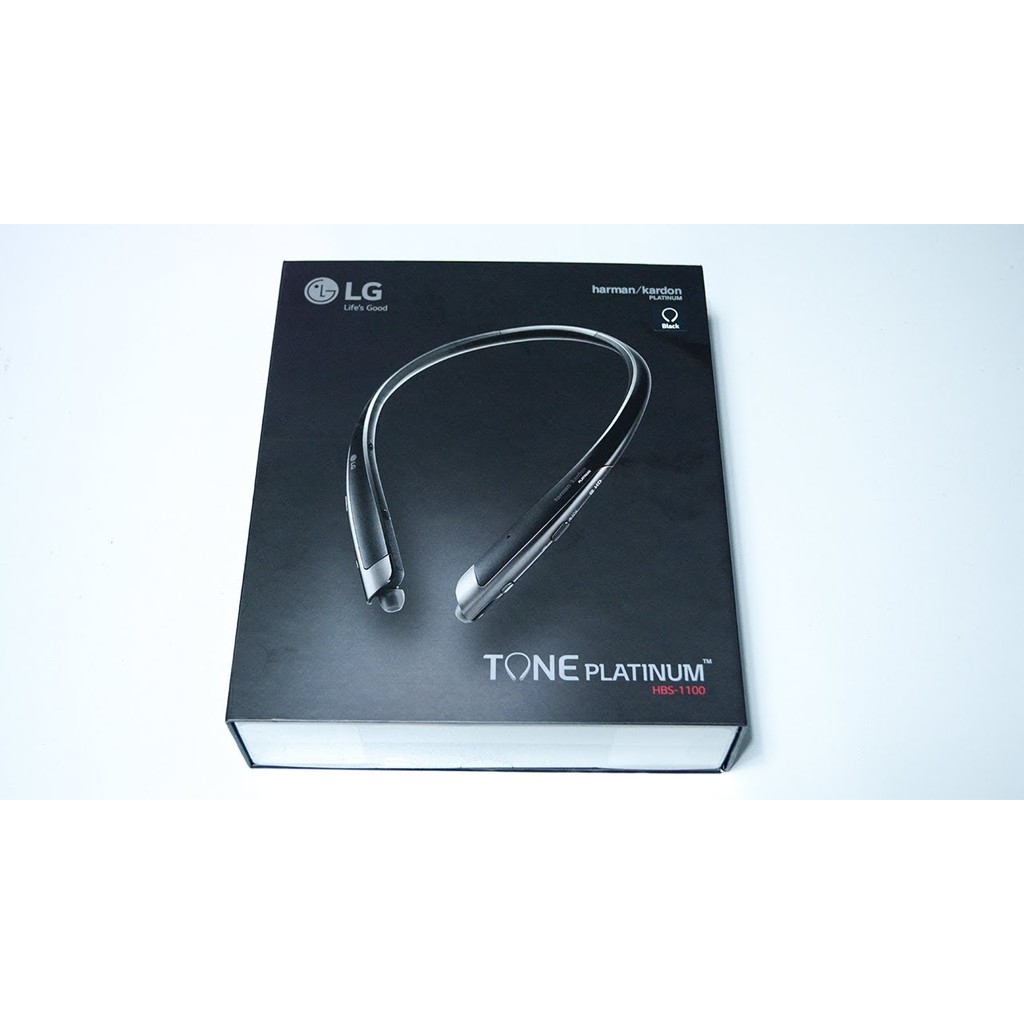 New Lg Tone Platinum Hbs 1100 Premium Wireless Stereo Headset Black Shopee Singapore