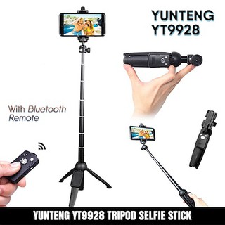 Yunteng YT9928 Selfie Stick Tripod Stand Phone Holder Bluetooth Monopod