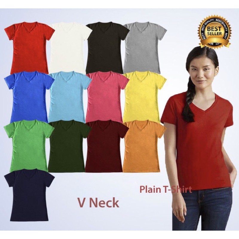 cheap plain women's t shirts