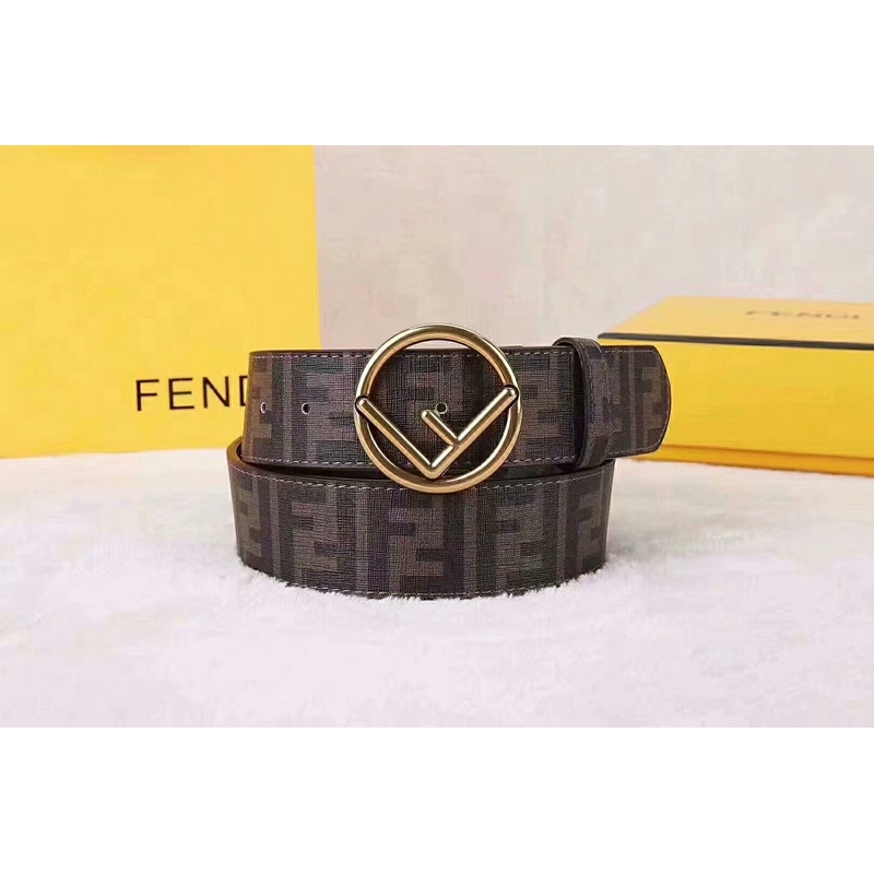 gold fendi belt