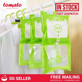 [SG Seller] Hanging Wardrobe Desiccant Pack / Dehumidifier Bag / Silica Gel / Clothes Protection / Moisture Absorbent