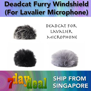 Deadcat for Lavalier Lapel Microphone – Furry Windshield