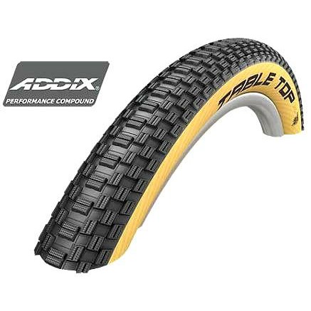 cycle tyre with rim