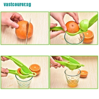 va1Pc Lemon lime squeezer 2 in1 manual hand held juicer orange fruit juice press #6